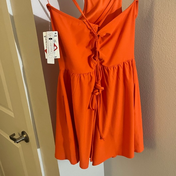 Orange Summer Dress - Picture 2 of 2